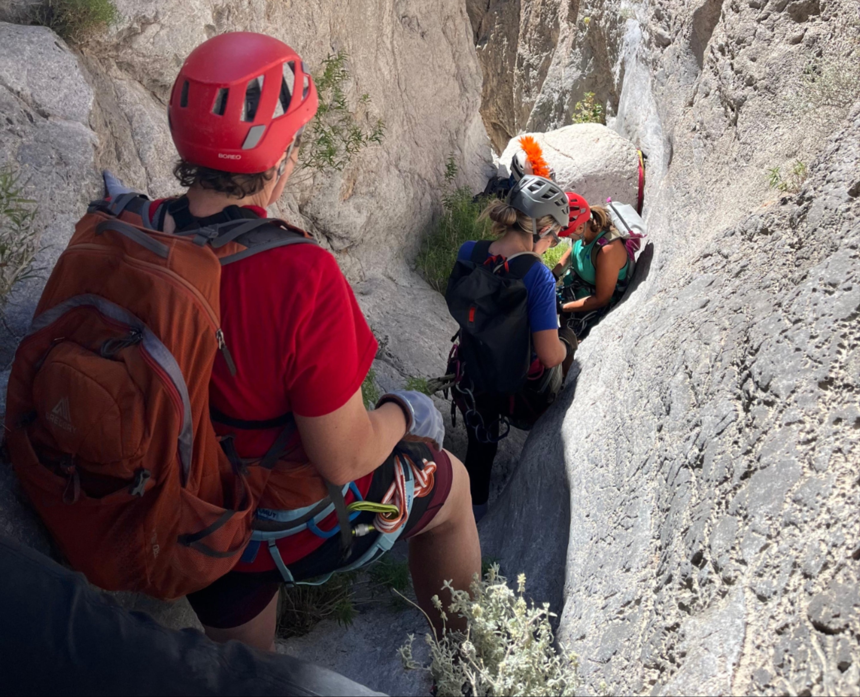 Rappelling adventure