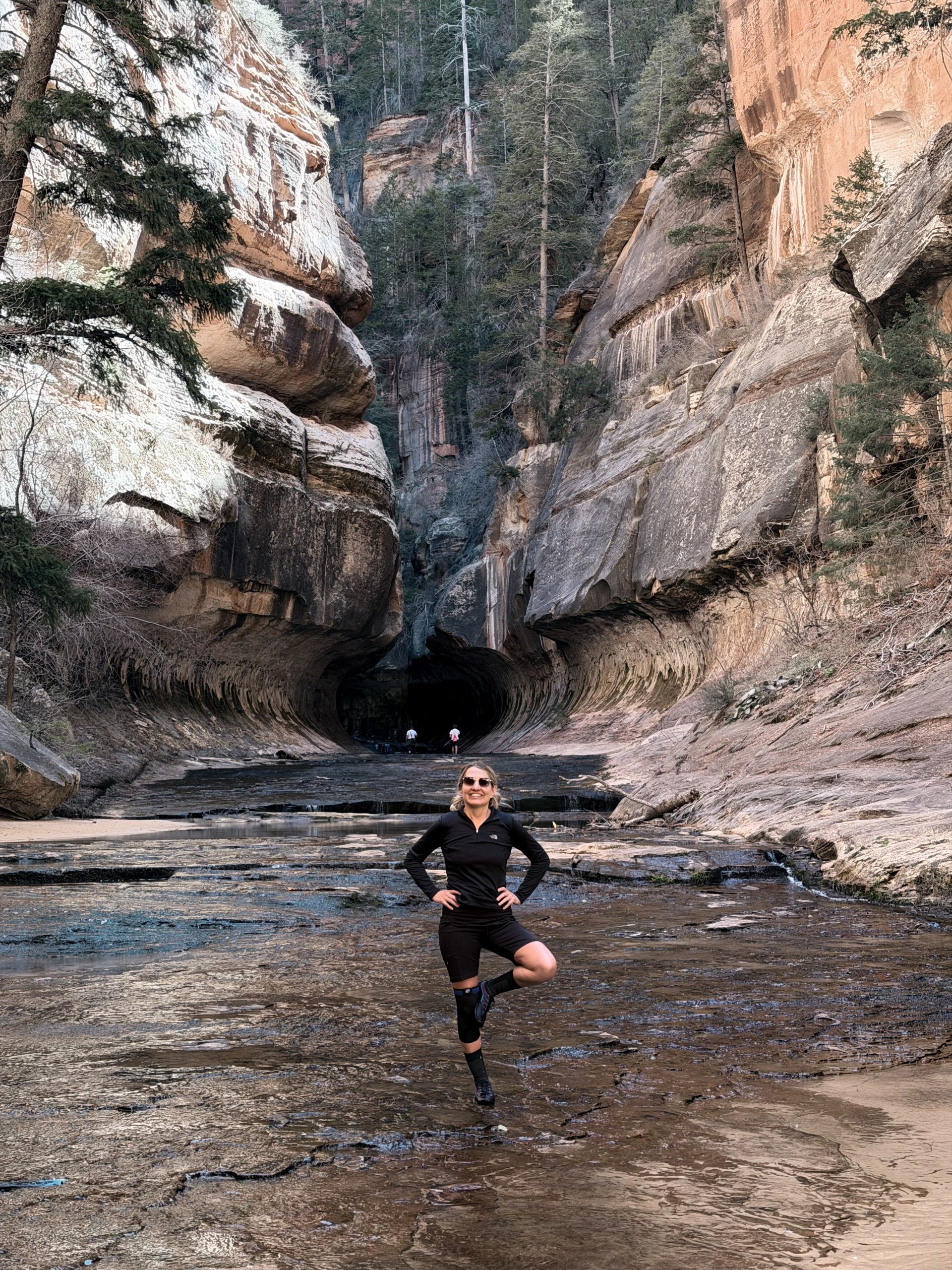 Woman planning her outdoor adventure with a map